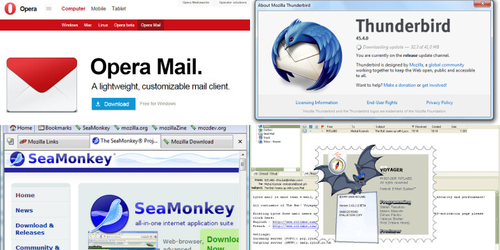 Сравнительный обзор альтернативных почтовых клиентов Сравнительный обзор альтернативных почтовых клиентов