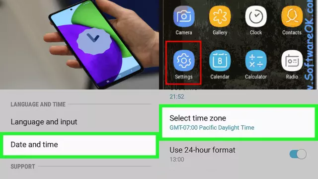 Set Your Device's Date and Time to UTC +0:00 Set Your Device's Date and Time to UTC +0:00